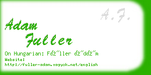 adam fuller business card